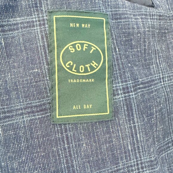 Soft Cloth Blue Studio Sport Jacket Size 40R NWOT - Picture 4 of 5